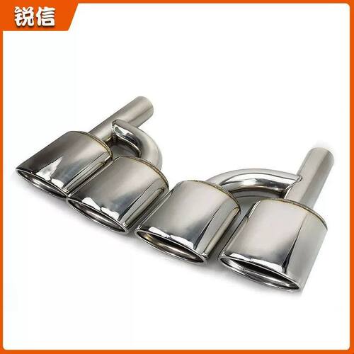 适用于奔驰C级W204E级W212ML级车排气管60改装AMG 四出不锈钢尾喉