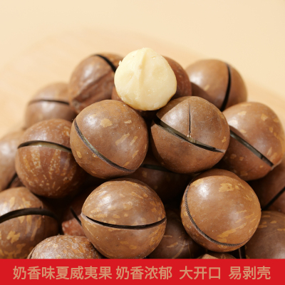 云南临沧奶香大开口易剥夏威夷果