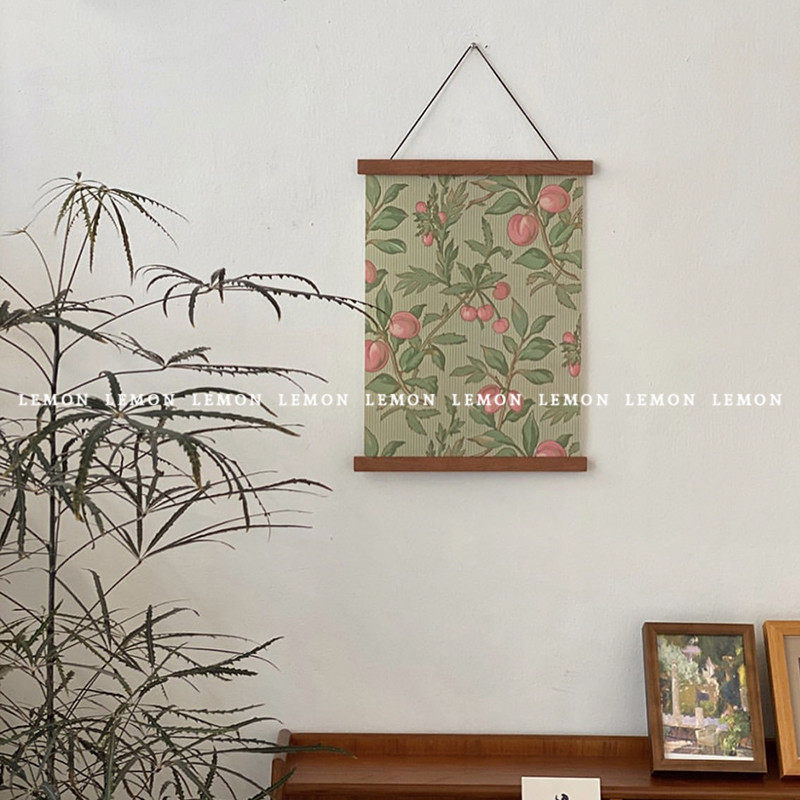 韩国小众复古清新绿色植物海报相框网红店墙面装饰画ins拍照道具,3C数码配件,背景布类,淘宝优惠券,粉丝福利购,淘宝优惠卷