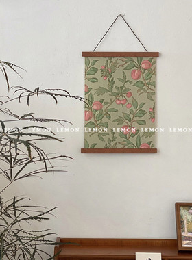 韩国小众复古清新绿色植物海报相框网红店墙面装饰画ins拍照道具