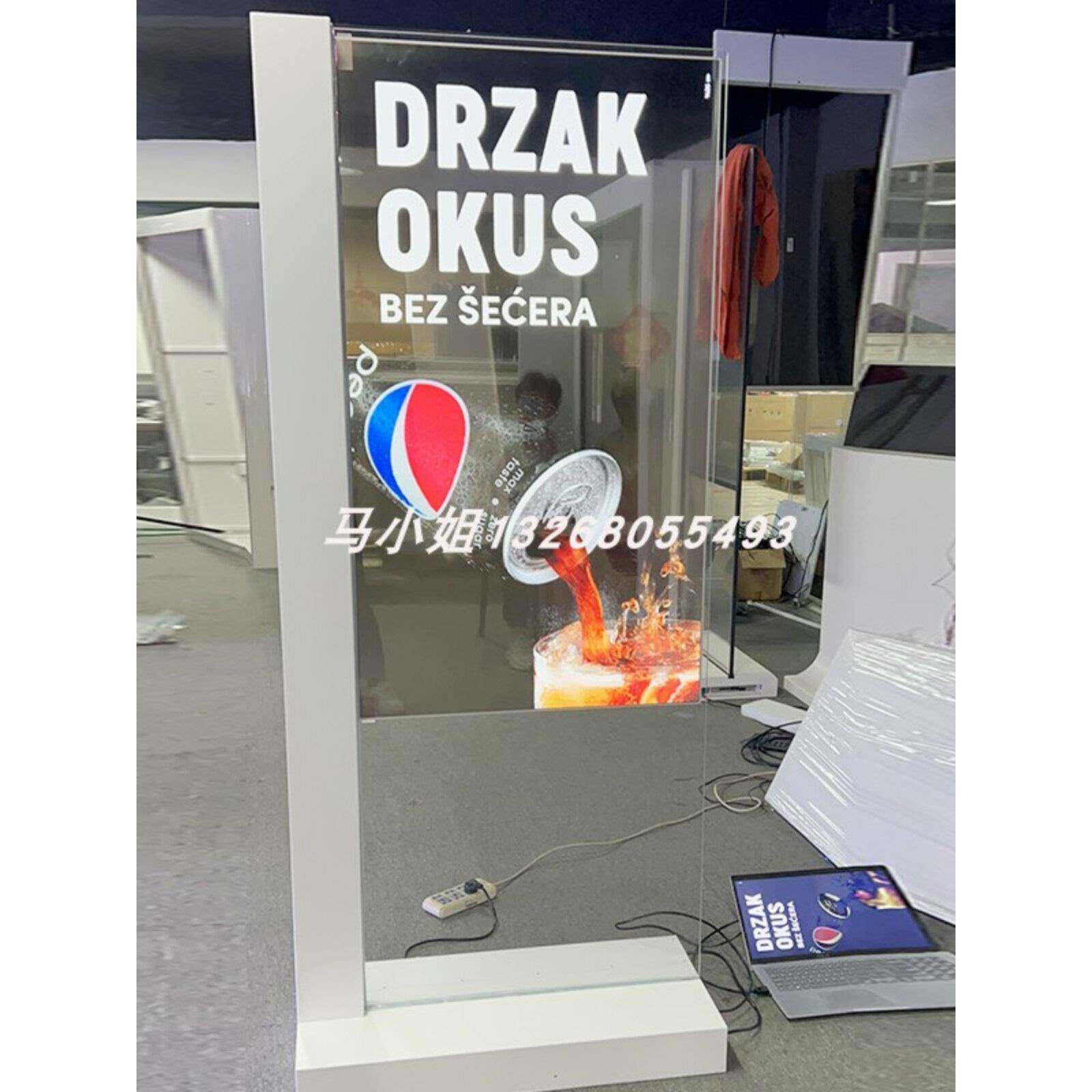 30寸55寸77寸OLED透明屏触摸互动oled透明屏展厅透明OLED支持租赁