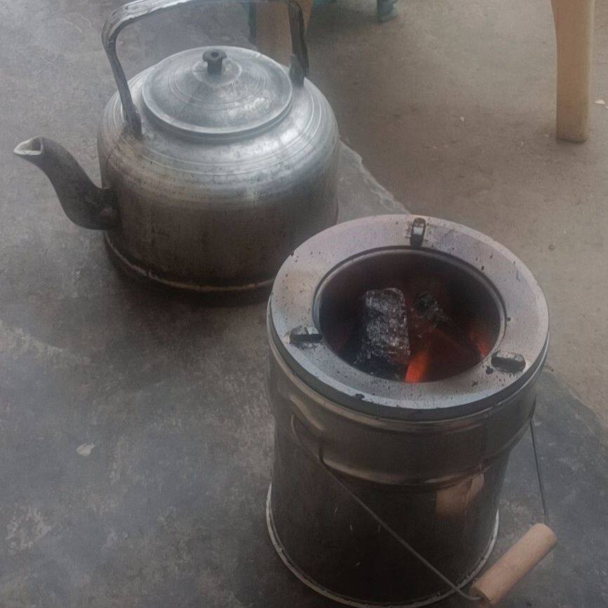 手提便携式老式蜂窝煤炉煤球炉家用小号炭火炉木炭取暖炉户外野炊