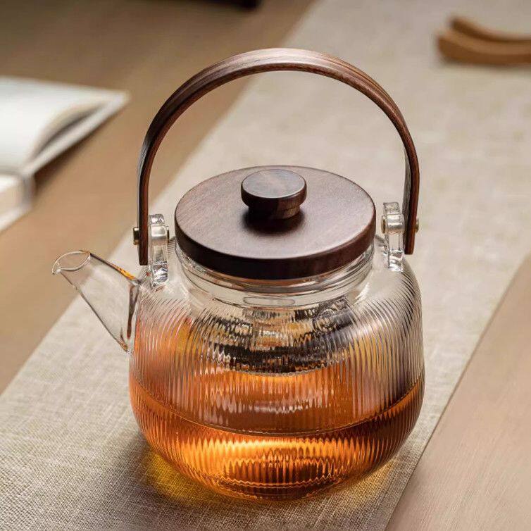 茶壶泡茶家用耐高温围炉煮茶壶2025新款茶水分离提梁烧水壶泡茶壶