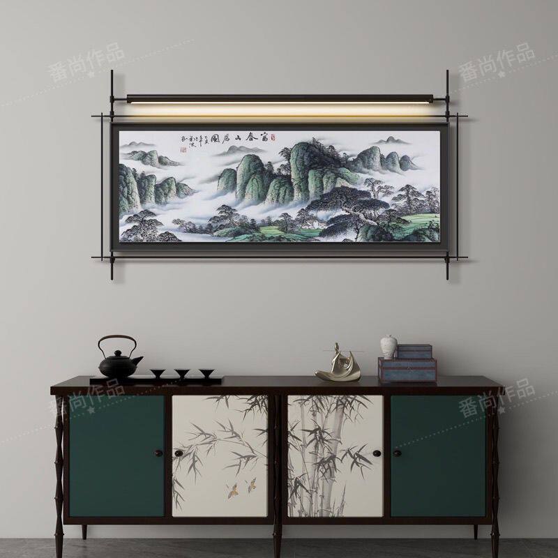 北欧风格装饰灯画高级感墙面装饰室内沙发客厅别墅玄关新壁饰