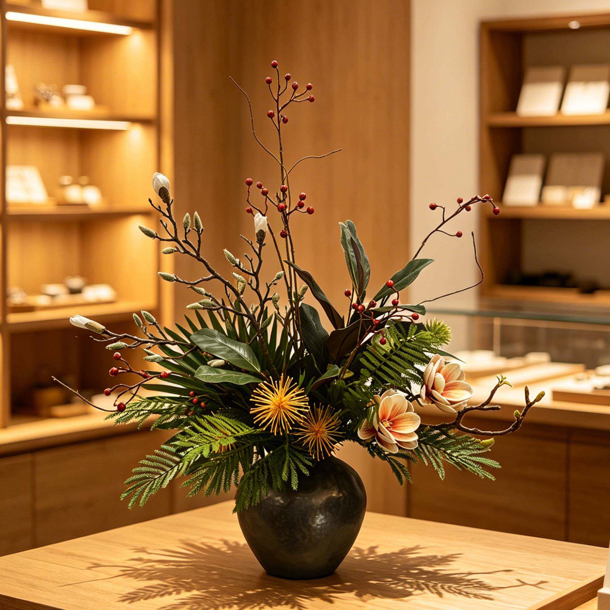 高级感仿真花束可搭空花瓶高雅餐桌花摆件岛台高档绢花意式风花艺