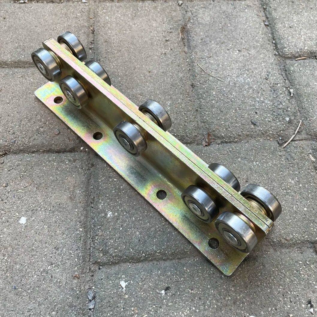 W65重型工业门平移轴承滑轮移门吊轨吊轮推拉轨道滑轮承重1000kG