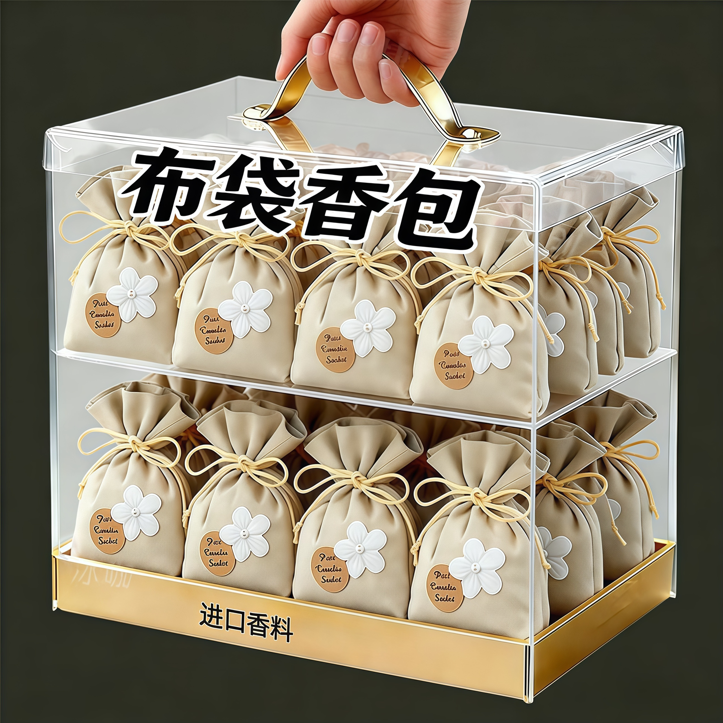 栀子花香包桂花衣柜四季持久香气除味清新除异味车载香薰香囊香袋