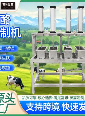 奶酪压制机 跨境不锈钢小型奶酪奶豆腐驼奶条压制加工成型设备