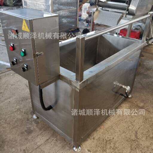沙琪玛油炸机面筋油炸机小型薄蔬脆片油炸流水线顺泽