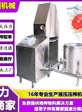 大蒜碎末榨汁压榨机 酸梅子酿酒酒渣压榨机 红黑糯米酒脱水机
