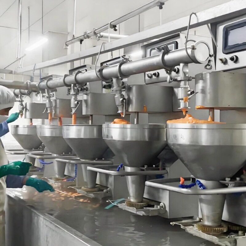 商用全自动肉丸成型机肉丸鱼丸素丸通用生产线鱼糜制品设备