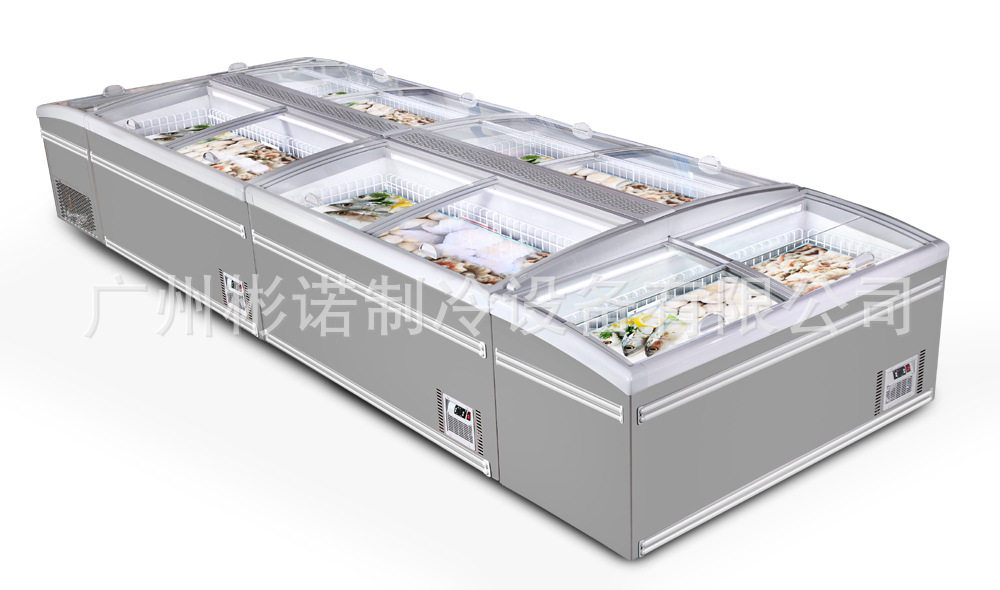 XL-25A超市组合直冷岛柜厂家大量批发中岛柜超市展示岛柜图片