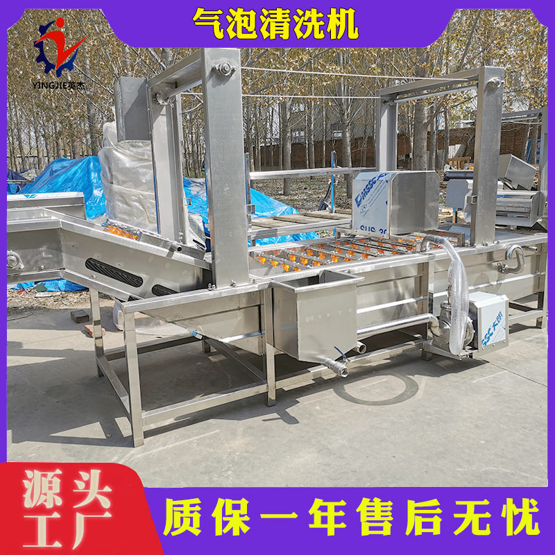 【厂家直销】梅干菜清洗机多功能叶类蔬菜气泡清洗机不锈钢全自