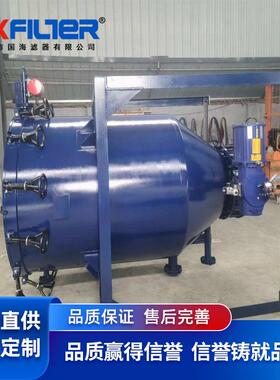 国海滤器 30t/h 卧式密闭叶片过滤机 润滑油基础油液压油杂质分离