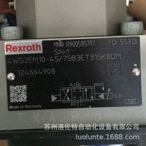 R900585797 4WS2EM10-4X/75B3ET315K8DM 伺服阀 / 全新原装