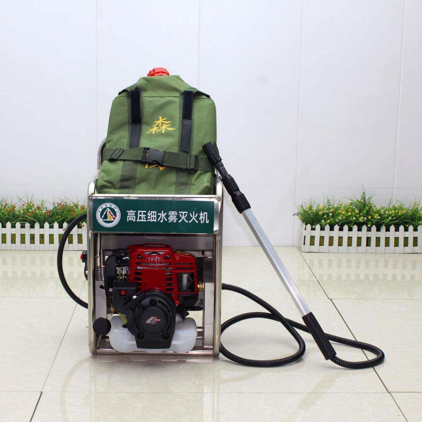 背负式高压细水雾灭火装置移动式直流喷雾水枪脉冲森林消防灭火机