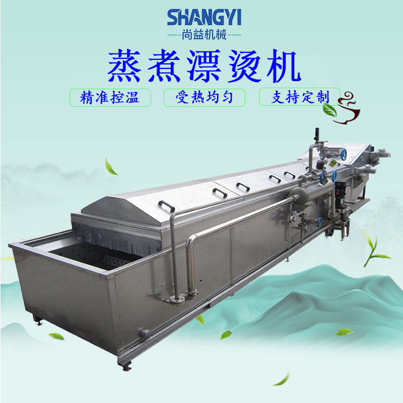 鱼丸预煮漂烫机虾丸蒸煮漂烫一体机火锅丸子预煮漂烫成套设备