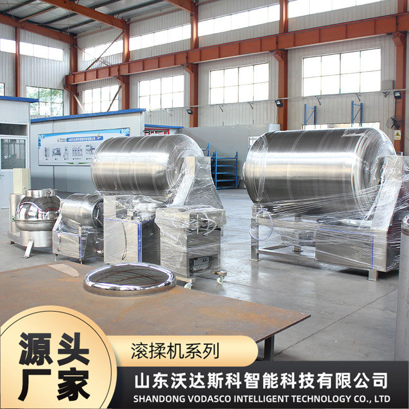 小型自动出料鸡肉斩拌机鱼豆腐打浆乳化机器鸡胸肉斩拌设备