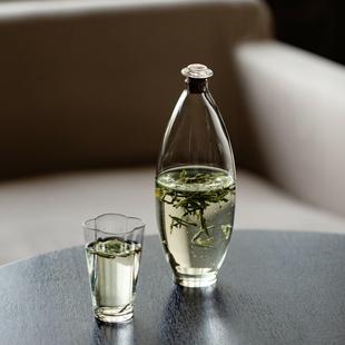 高硼硅玻璃水滴冷泡瓶 大容量凉白开水壶 耐热果汁饮料绿茶冷萃壶