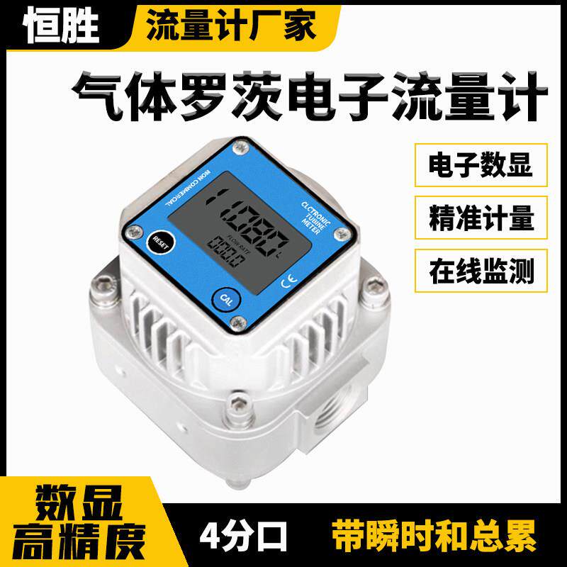 罗茨气体腰轮流量计表电子数显脉冲输出油气回收在线监测485通信