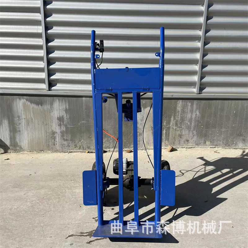电动手推老虎车家用爬坡上山果园搬运车轻便小型拉货运输平板车