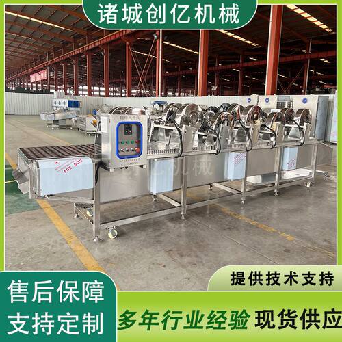 糯玉米风干机械设备 软包装袋装连续式风干机 油炸食品沥油风干线