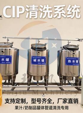 乳制品饮料生产线体管道 cip清洗系统全自动 CIP清洗机体清洗
