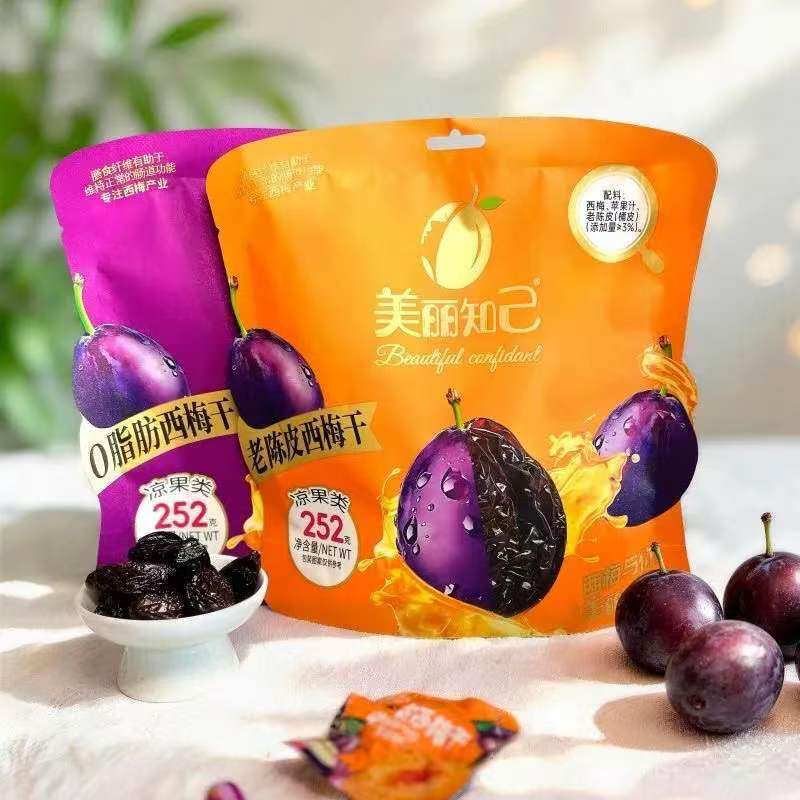 美丽知己0脂老陈皮西梅干252g