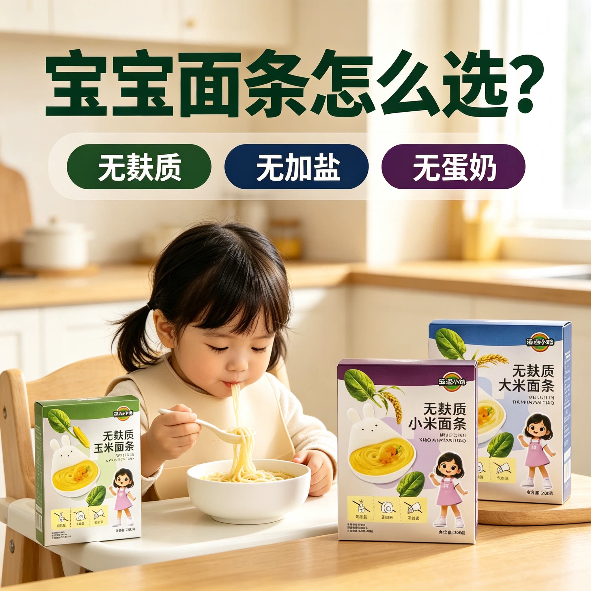 涵涵小妹无小麦无蛋奶宝宝面