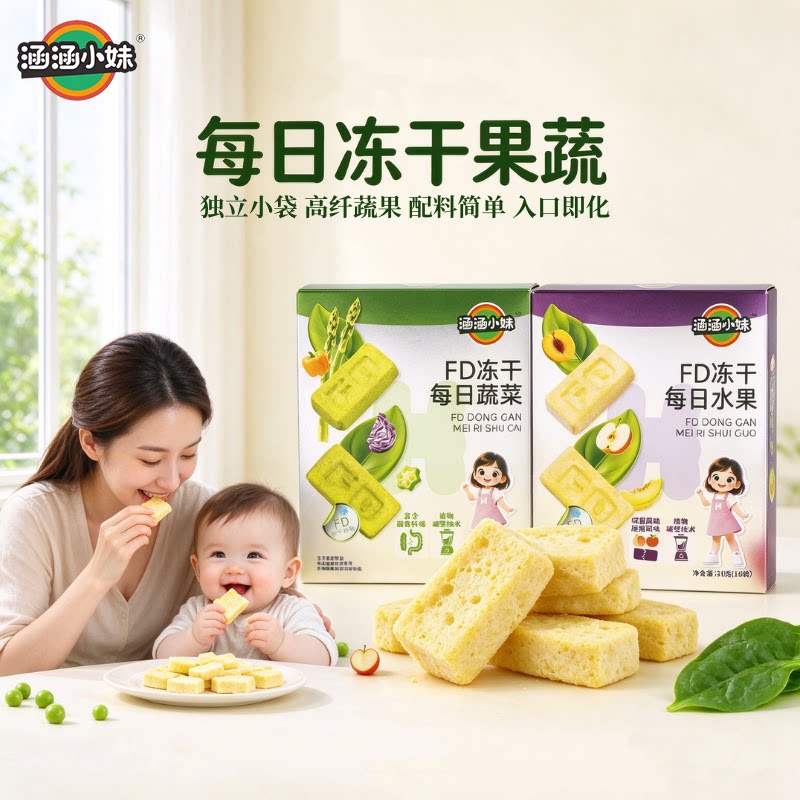 FD冻干锁鲜宝宝爱吃的水果小零食