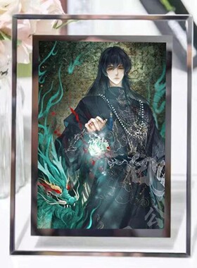 盗墓笔记相框吴邪张起灵二次元周边水晶相框生日定制照片送朋友