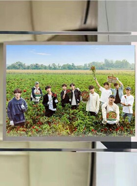 种地吧少年十个勤天写真照片水晶玻璃桌面摆台应援相框周边