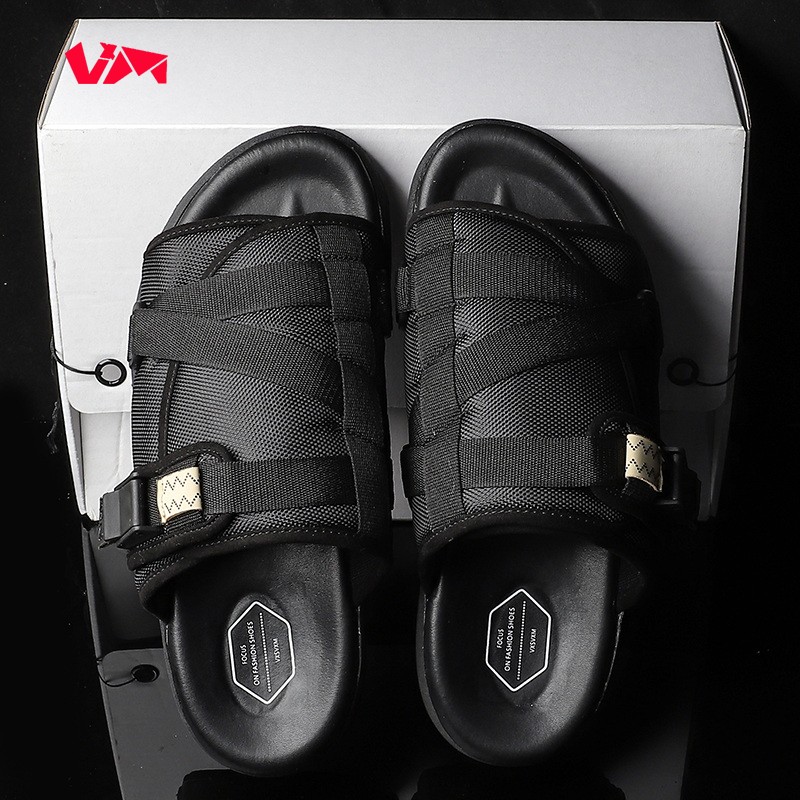 VXSVXM拖鞋男夏款莆田夏季情侣外穿一字拖沙滩凉拖网红日系防滑