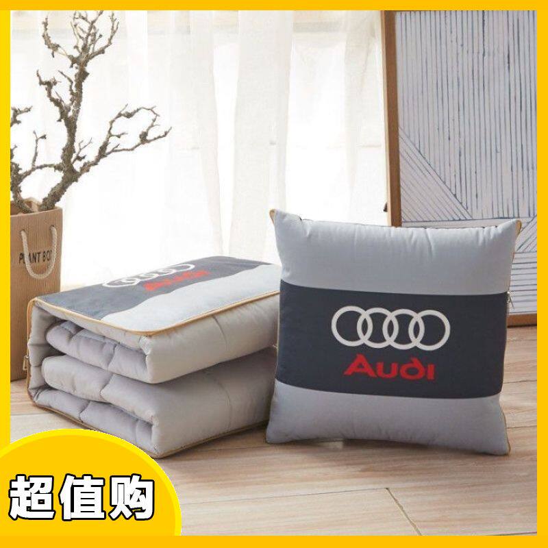 车载车上加厚腰靠垫两用车内汽车抱枕后排被子靠枕车用空调被睡觉