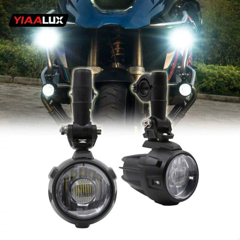 1200gs f800 水鸟摩托车改装LED大灯射灯辅助照明雾灯三代泛光