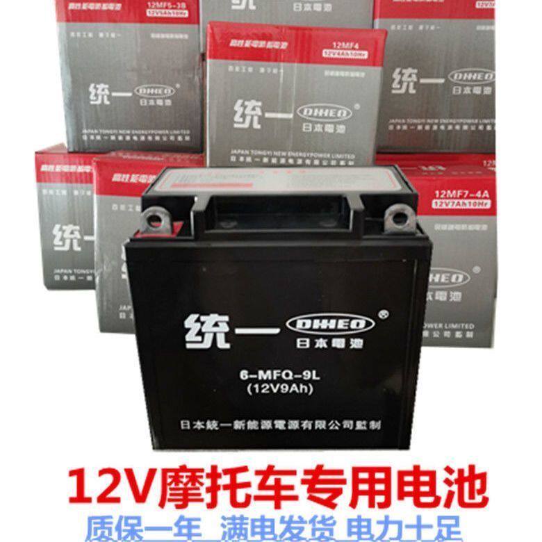 12V9A摩托车干电瓶 钻豹 银豹 铃木王 太子通用免维护蓄电池