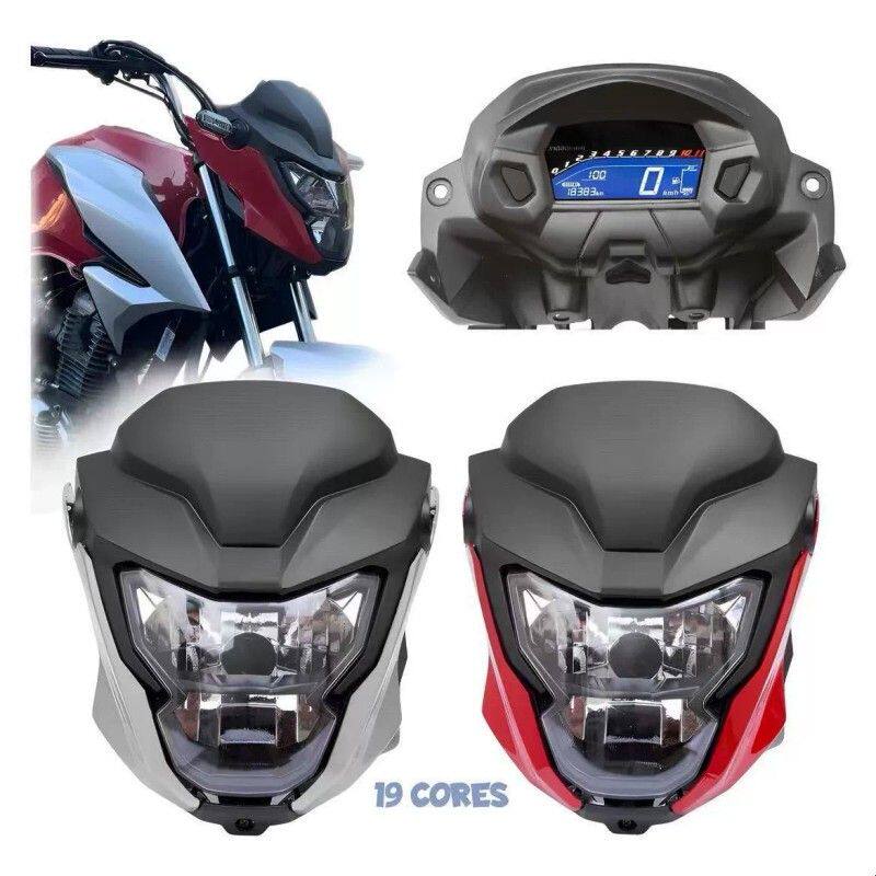 适用于本田CG160 Titan摩托车大灯总成 前照灯车头灯灯泡款