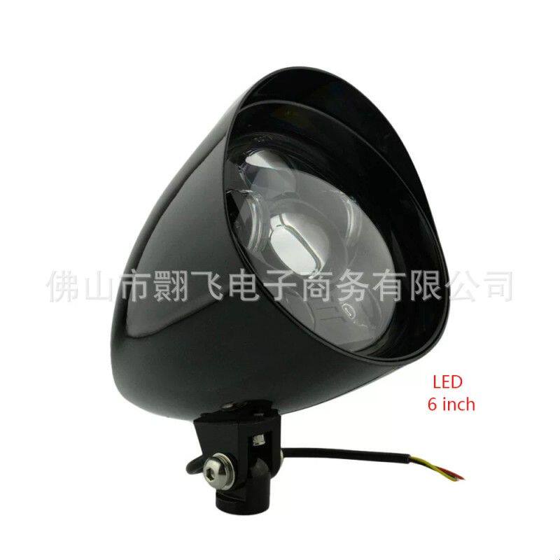 电动车改装 LED大灯 头灯远近灯日行灯子弹大灯适用自行车前照灯