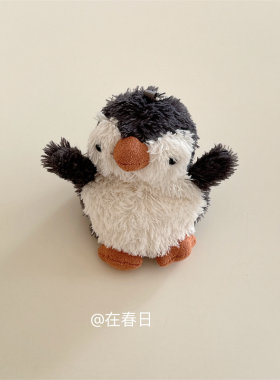 秋冬立体毛绒可爱企鹅公仔