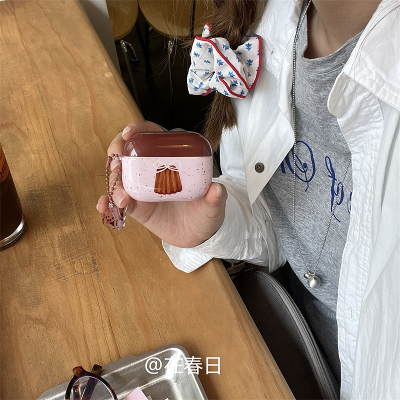 拼色泼墨可露里苹果耳机壳