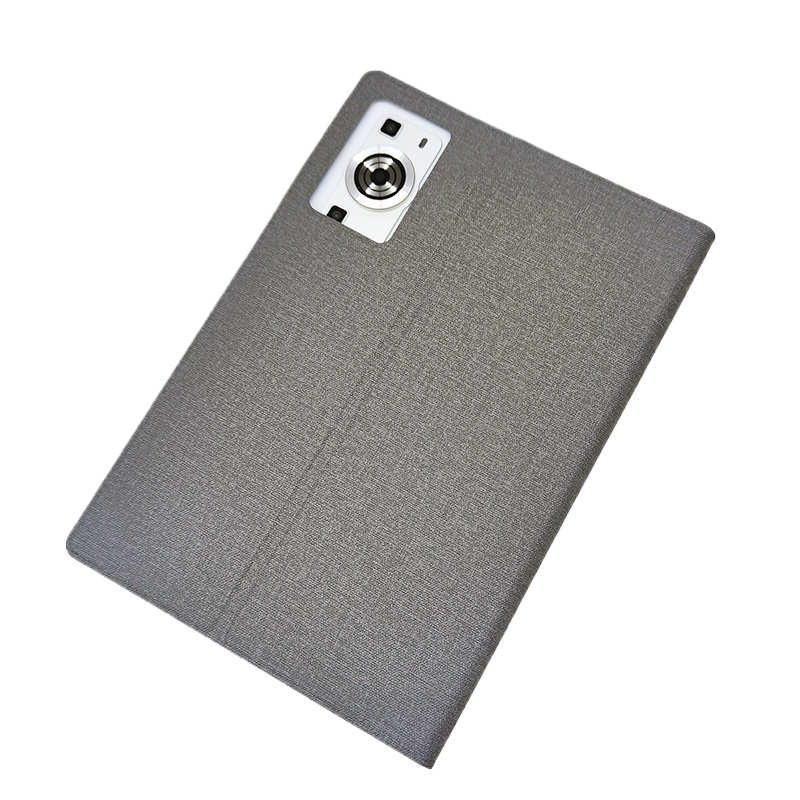 适用TablePC平板电脑学习机保护套长孔平板电脑防摔全包皮套前撑外壳软硅胶套钢化膜