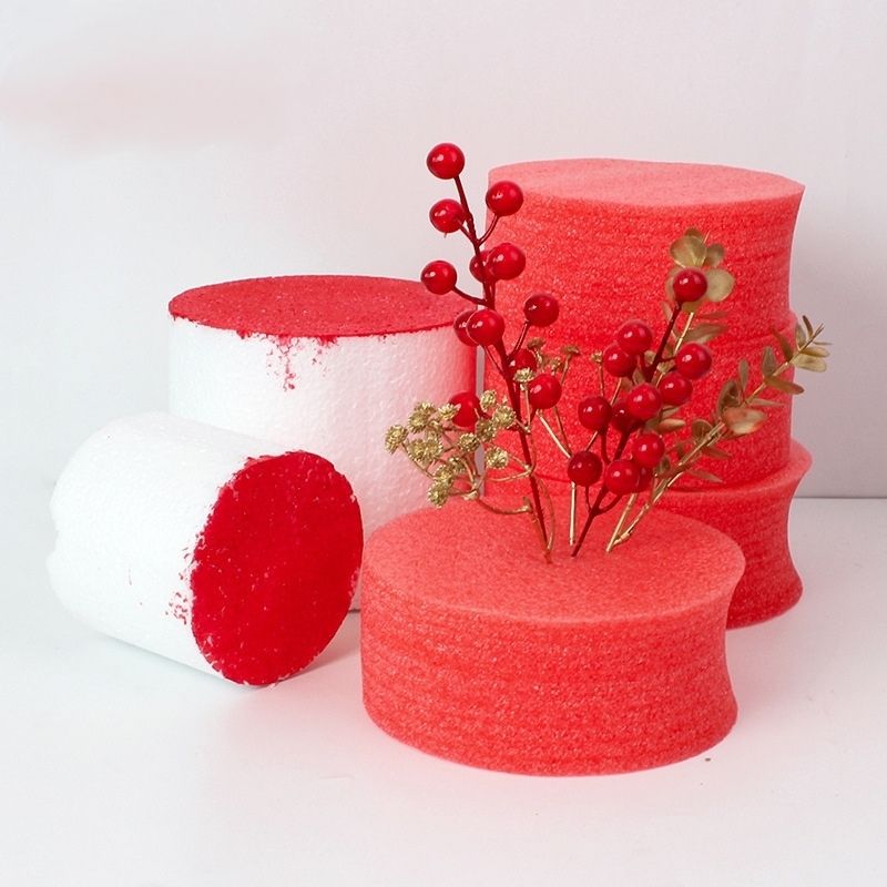 福桶海棉插花珍珠棉泡沫板底座