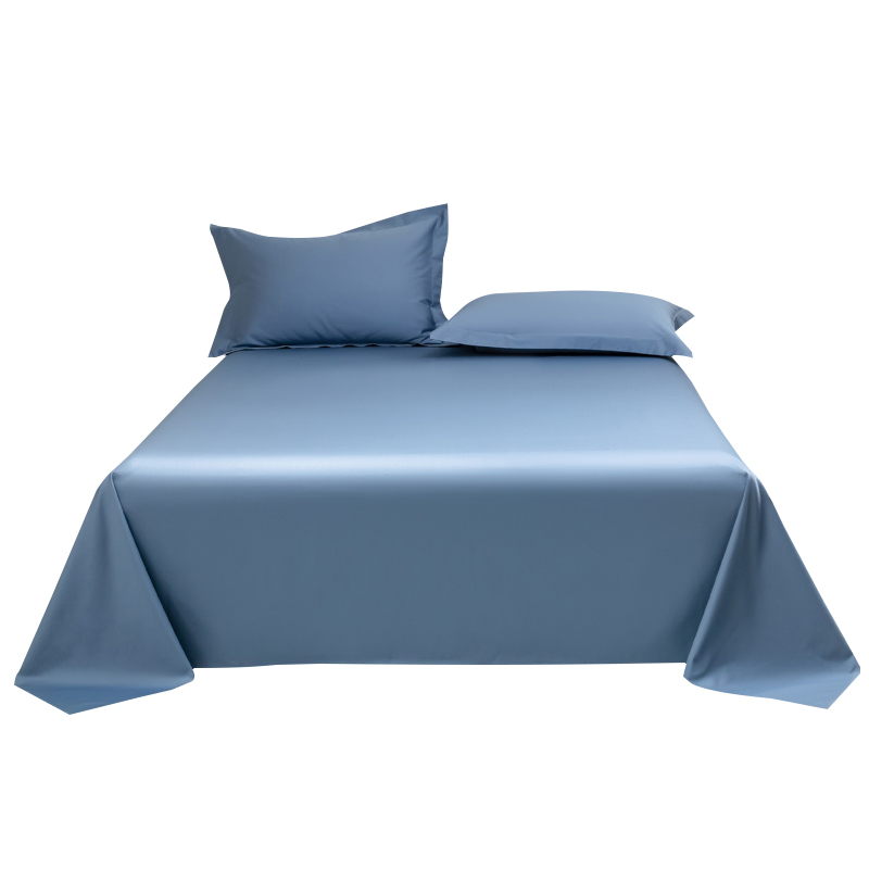 贡缎100支新疆长绒棉纯棉床单单件全棉单双人新款高档被单三件套