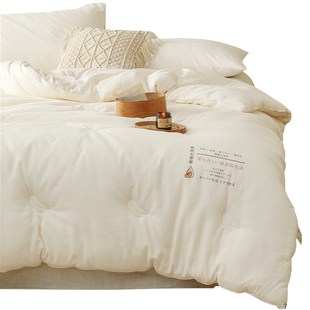 A类全棉大豆纤维被春秋子母被子被芯二合一冬被冬天加厚保暖四季