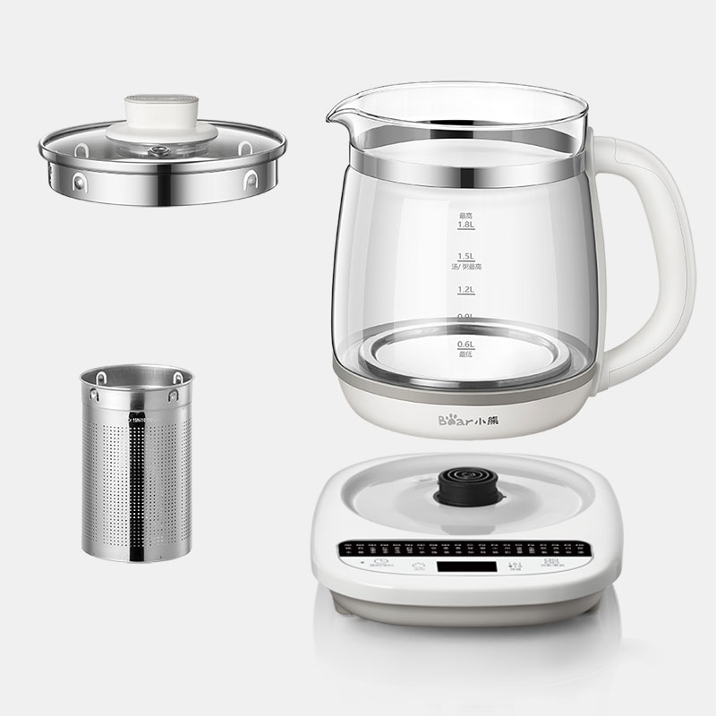 小熊养生壶 原装配件 ysh-c18z2 加热底座 壶身 滤网 上盖