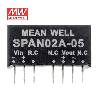 明纬48V变15V电源2W SPAN02C-15 36-75V转15V134mA DC-DC输出