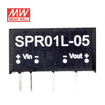 明纬12V变15V电源1W SPR01M-15 10.8-13.2V转15V67mA DC-DC输出
