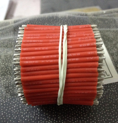 UL3239 20AWG高压硅胶线50MM导线/短线 耐高温电子线 0.5平方电线