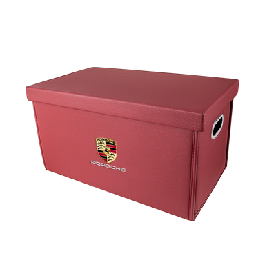 保时捷实木储物箱收纳箱