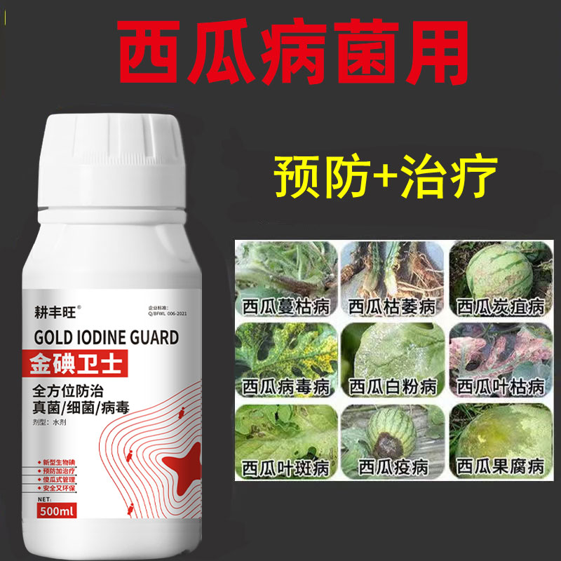 德国进口西瓜病全治西瓜杀菌剂微生物菌剂甜瓜杀菌炭疽白粉叶斑病